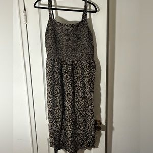 Old navy leopard stretch dress